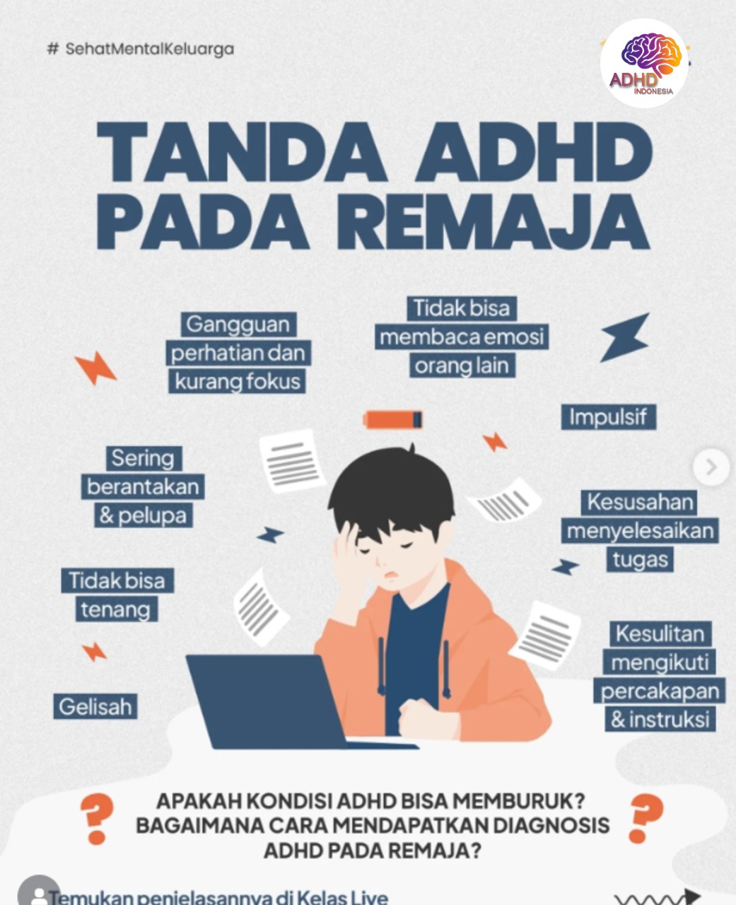 Screening ADHD Non-Diagnostik: Edukasi Awal bagi Orang Tua di Kabupaten Merauke